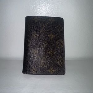 Louis Vuitton PROJECT Bifold Passport Holder Coin Pouch Monogram Leather Ca0947